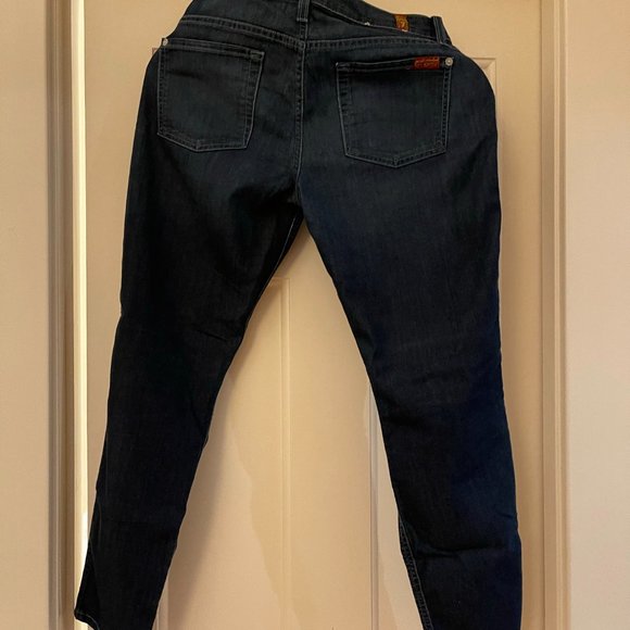 7 for All Mankind skinny jeans, dark wash, size 29 - Picture 7 of 7